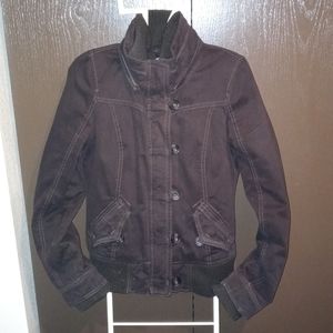 Abercrombie & Fitch | Fur Lined Bomber Coat | Color Brown | Size M